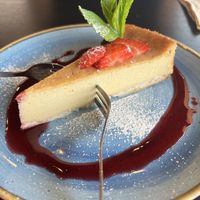 Vegan cheesecake  #Veganuary at Life Deli in Frankfurt