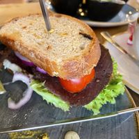 Roast beef sandwich  at Life Deli in Frankfurt