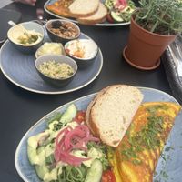 Breakfast omelette   at Life Deli in Frankfurt