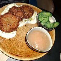 Latkes   at Life Deli in Frankfurt