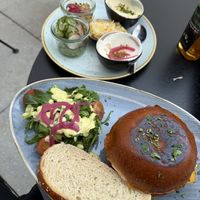 Boa Egg Drop  at Life Deli in Frankfurt