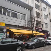 From outside at goldies Smash Burger in Berlin