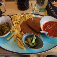 Paprikaschnitzel (Plant-based) at Harzer Schnitzelkönig in Langelsheim