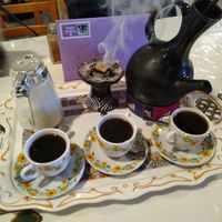 Coffee ceremony at Kare Ethiopian Restaurant in Phoenix
