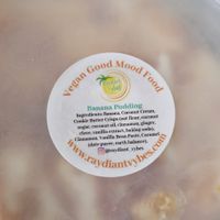 Banana pudding ingredients at Raydiant Vybes in Alameda