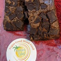 Fudgy melt in your mouth brownie. at Raydiant Vybes in Alameda