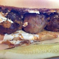 meatball sub at Gutenfleischers in Atlanta