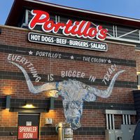 Drive through view   at Portillo's in The Colony