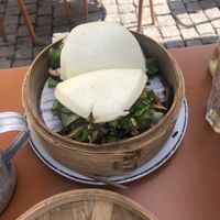 Shiitake baos  at Outra Espécie  in Porto