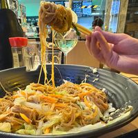 Yummy veggie noodles at Noodle King in Funchal