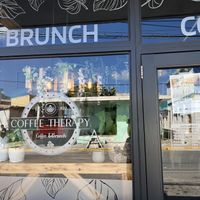 Front door  at Coffee Therapy & Brunch in Luquillo