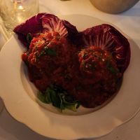 Vegan meatballs at John's of 12th Street in New York City