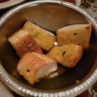 Vegan garlic bread #Veganuary at John's of 12th Street in New York City