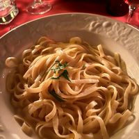 Vegan fettuccine alfredo #Veganuary at John's of 12th Street in New York City
