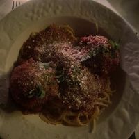 Vegan meatballs with follow your heart Parmesan   at John's of 12th Street in New York City