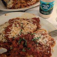 Eggplant Parmigiano at John's of 12th Street in New York City