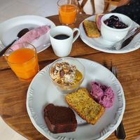 Pequeno almoço sempre variado at Unah Piracanga in Itacare