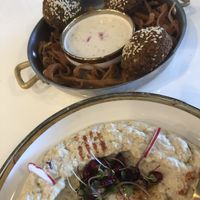Falafel and Babaganouj #Veganuary at One Lebanese in Sunrise