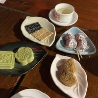 Tea snacks  at A-MEI Tea House in New Taipei City
