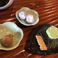 vegan desserts   at A-MEI Tea House in New Taipei City