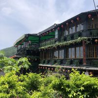 outside  at A-MEI Tea House in New Taipei City