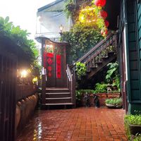 Entrance at A-MEI Tea House in New Taipei City