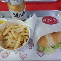 Chicken burger menu at Goy's Plant-Based Burgers - Napoles in Mexico City