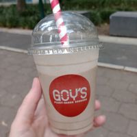 Vegan chocolate milkshake at Goy's Plant-Based Burgers - Napoles in Mexico City