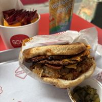 Hamburguesa BBQ  at Goy's Plant-Based Burgers - Napoles in Mexico City