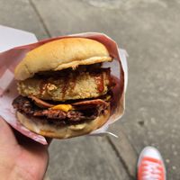 BBQ Bacon 🔥 at Goy's Plant-Based Burgers - Napoles in Mexico City