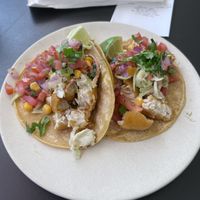 fish tacos… SO good  at Veggie Grill by Next Level in Long Beach