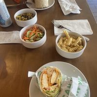 Bestie and I Enjoyed Our Meal - Omni Approved! (Aerial View)  at Veggie Grill by Next Level in Long Beach