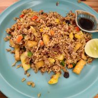 Khaow Pad Sup-pa-rot at Penne in Koh Samui