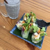 Summer tofu rolls  at Penne in Koh Samui