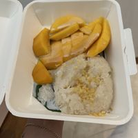 Mango sticky rice (food panda order)  at Penne in Koh Samui