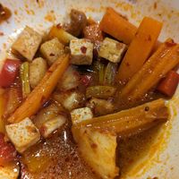 Tofu cashew nut tasteless thing at Penne in Koh Samui