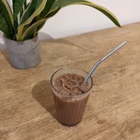 Iced mocha at Copper + Cloves in Bangalore