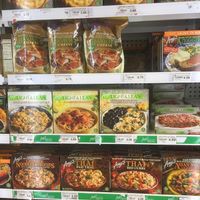 lots of Amy's frozen entrees at Strack and Van Til in Hobart
