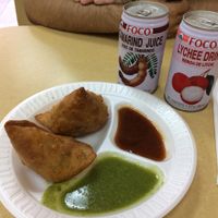 samosas at Dosa Hutt in Flushing