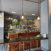 Inside at A Padoca in Porto