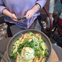 "Eggs" benedict at A Padoca in Porto