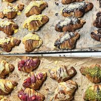 Yummmmmmmy croissants that I could eat EVERYDAY at A Padoca in Porto