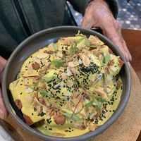 Eggs Benedict- lovely presentation but very rich   at A Padoca in Porto