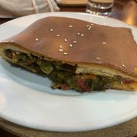 Calzone- a little salty  at A Padoca in Porto