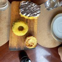 Pastry, quindim and paste de nata   at A Padoca in Porto