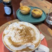 So happy to have found authentic vegan pastel de nata!  at A Padoca in Porto