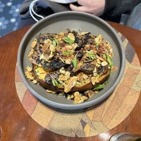 Avocado bread, very fresh and tasteful  at A Padoca in Porto