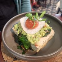 Avocado toast at A Padoca in Porto
