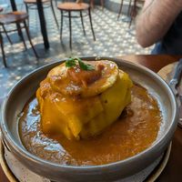 Francesinha at A Padoca in Porto