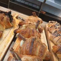 Pastel de nata croissant at A Padoca in Porto
